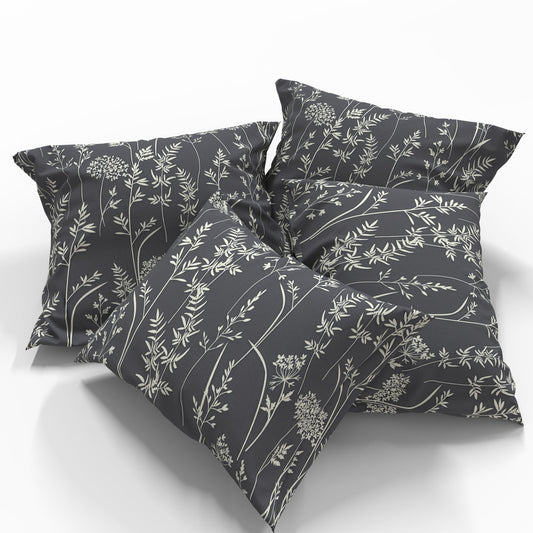 Attēls ar 100% Kokvilnas audums - botāniskais raksts 220cm 146 g/m² – pieejams Šarlotes audumi