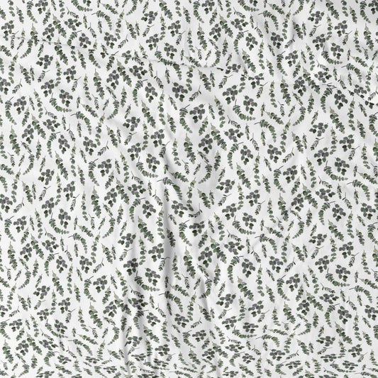 Pilt 100% puuvillane kangas - eukalüptid 125 g/m²(peagi) – saadaval Šarlotte kangad