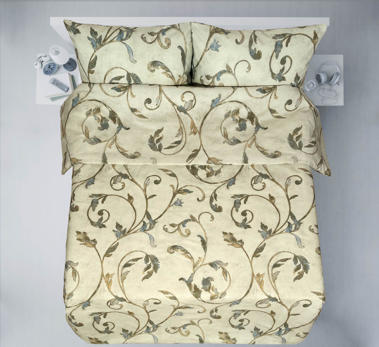 Attēls ar 100% Kokvilnas audums - vintage elegance 220cm 146 g/m² – pieejams Šarlotes audumi