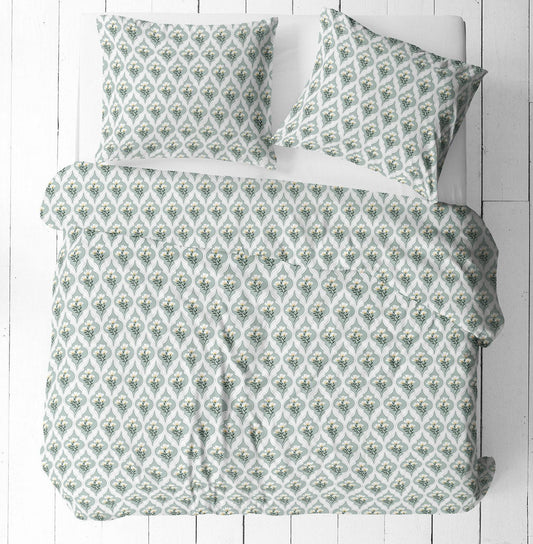 Attēls ar 100% Kokvilnas audums-ziedu raksts 125 g/m² – pieejams Šarlotes audumi