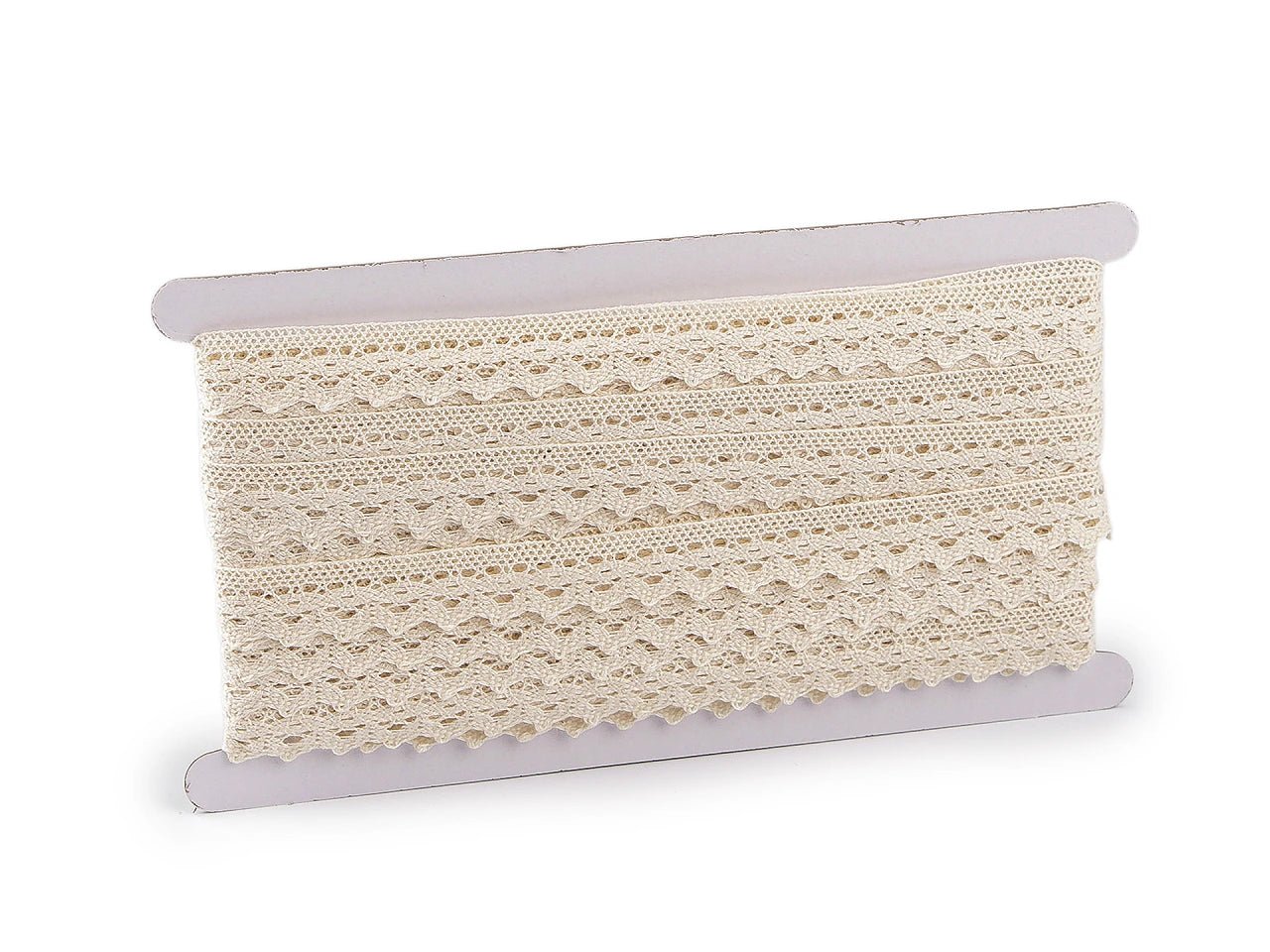 Attēls ar 100% Kokvilnas mežģīne 2 cm - dabīga – pieejams Šarlotes audumi