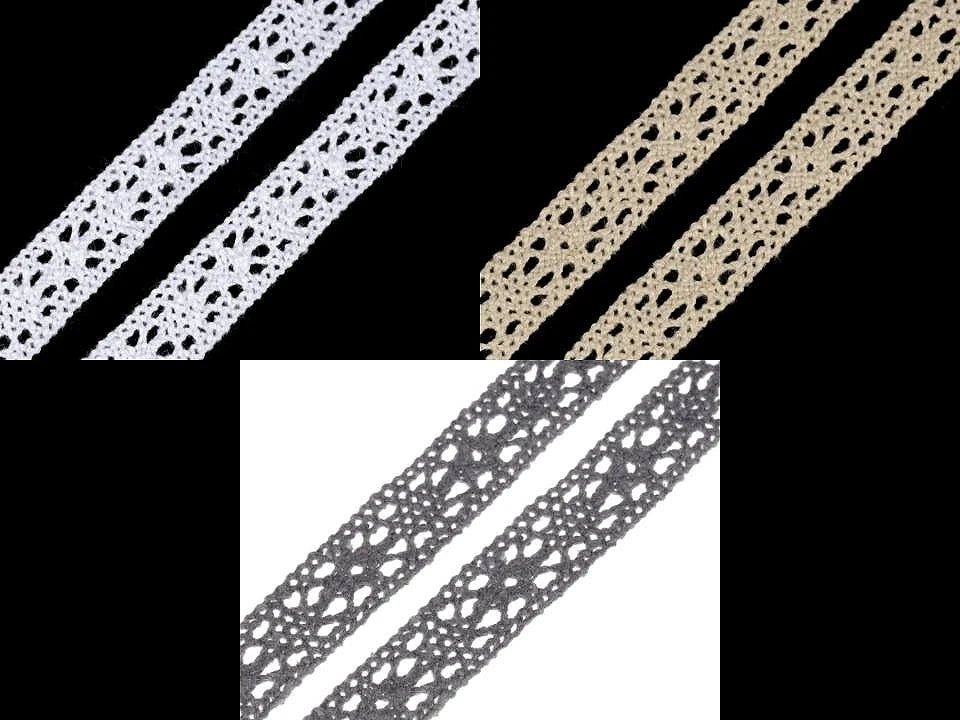 100% Kokvilnas mežģīne|1,1 cm| dažādu toņu