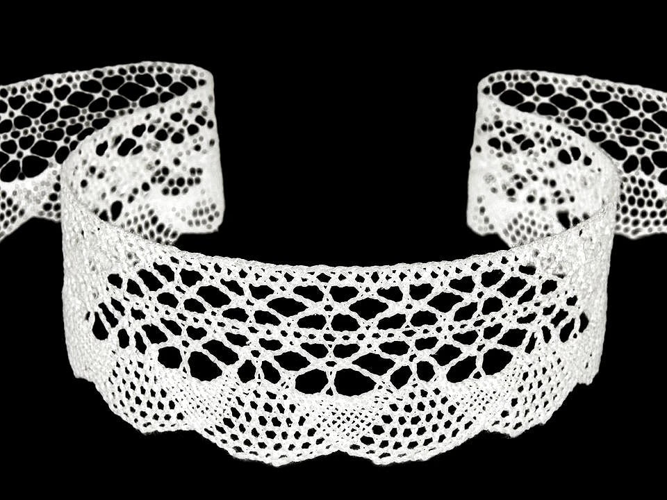 100% Kokvilnas mežģīne|3,2 cm| balta