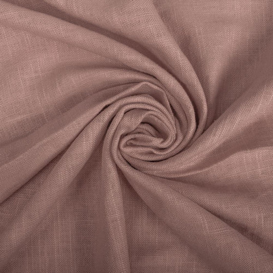 100% Lina audums - dūmakains plūmju tonis (Mauve) 240 g/m²