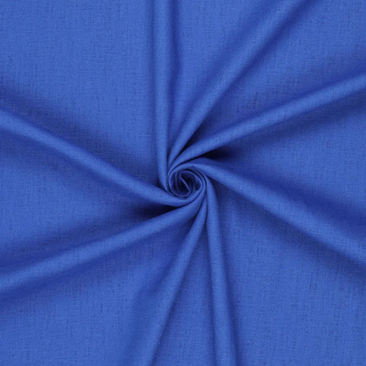 100% Lina audums–kobalts | 230 g/m² | Enzyme washed