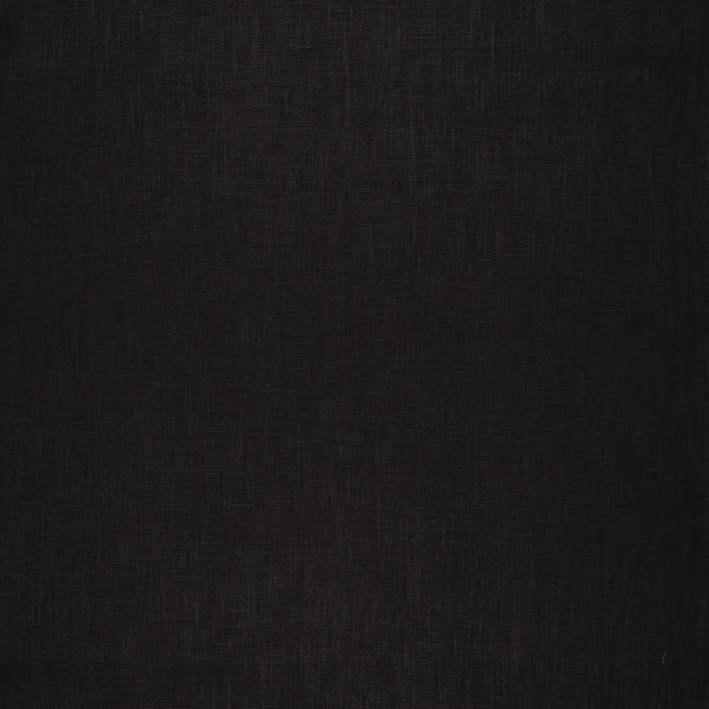 100% Lina audums–melns | 230 g/m² | Enzyme washed