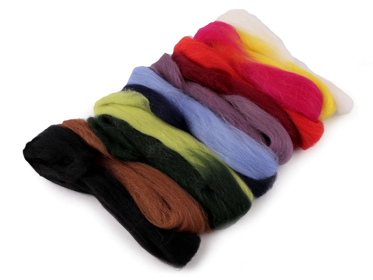 100% MERINO vilna filcēšanai (kārsums) - 50g mix