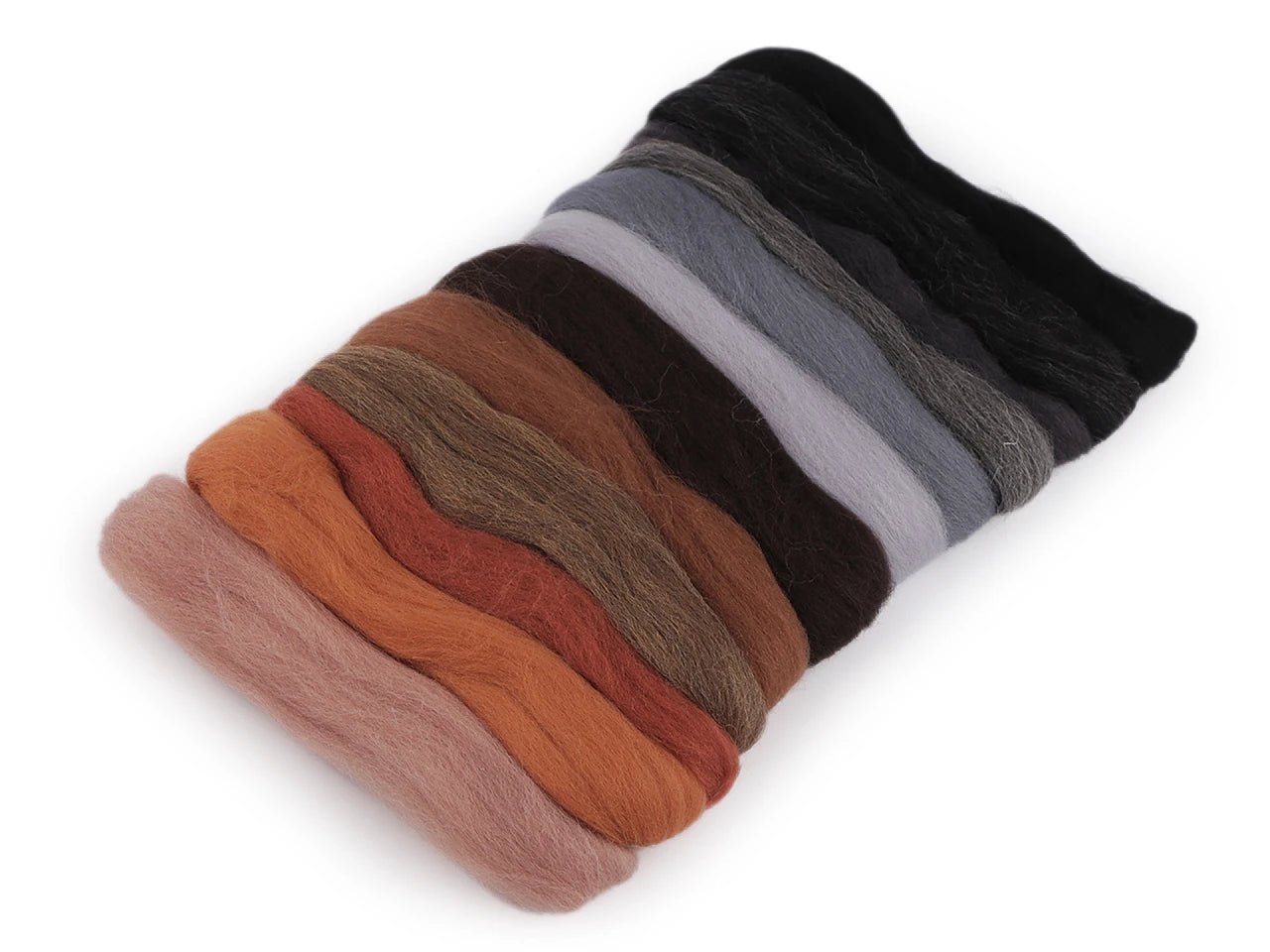 100% MERINO vilna filcēšanai (kārsums) - 50g mix