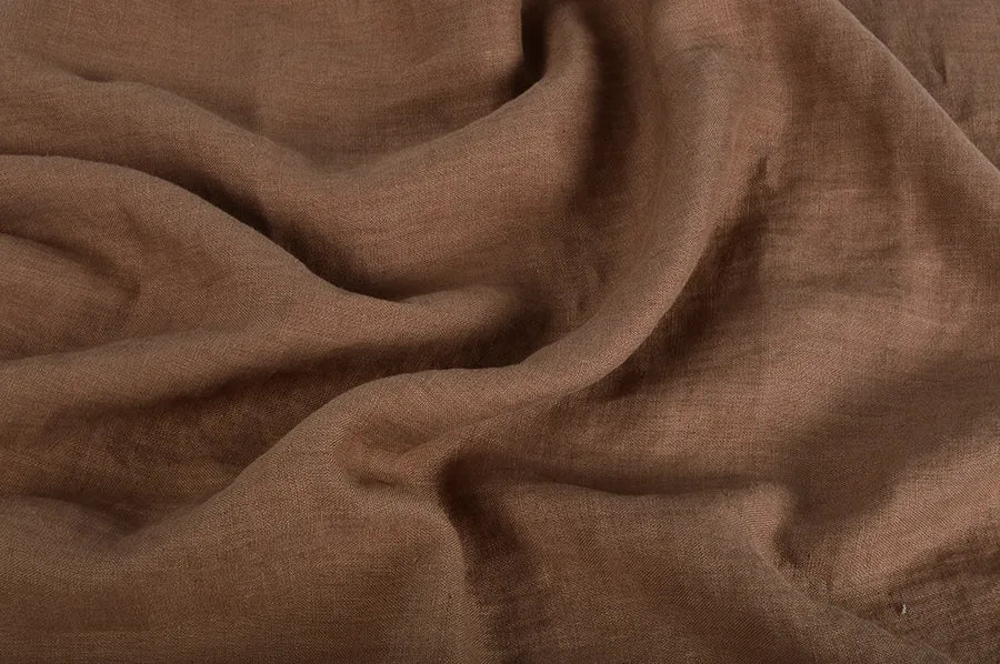 100% Mīkstināts lins - gaiši brūns 205 g/m²