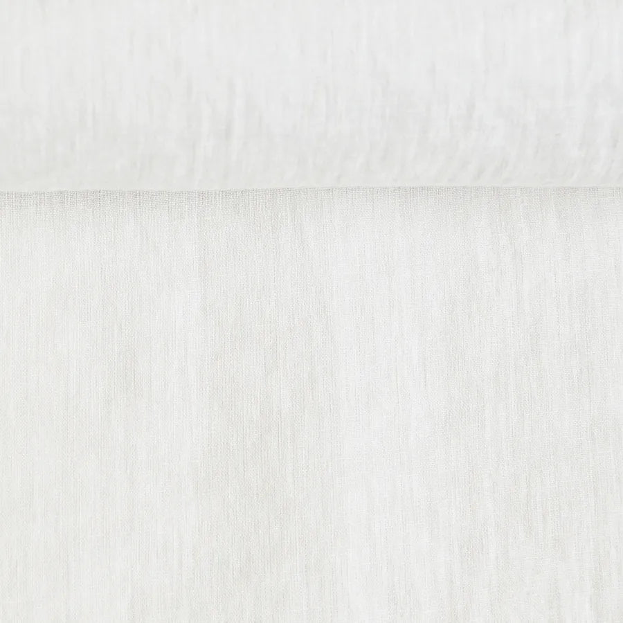 100% Mīkstināts lins - silti balts 205 g/m²
