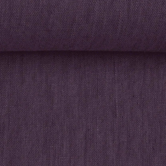 100% Mīkstināts lins-tumši lillā 205 g/m²