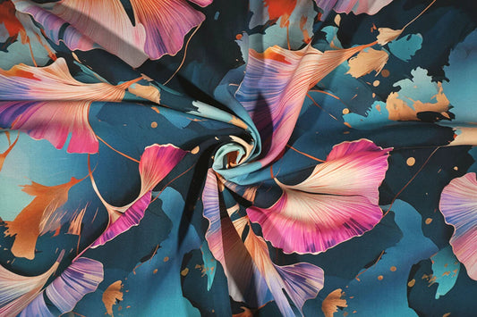 100% viskooskangas - ingellikõrte motiiv 95 g/m²