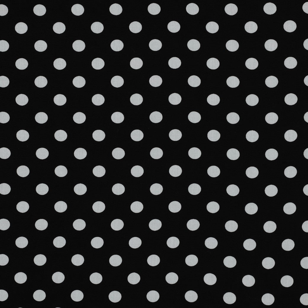 Image de satin de viscose 100 % - motif à pois 110 g/m² – disponible chez Šarlotes audumi