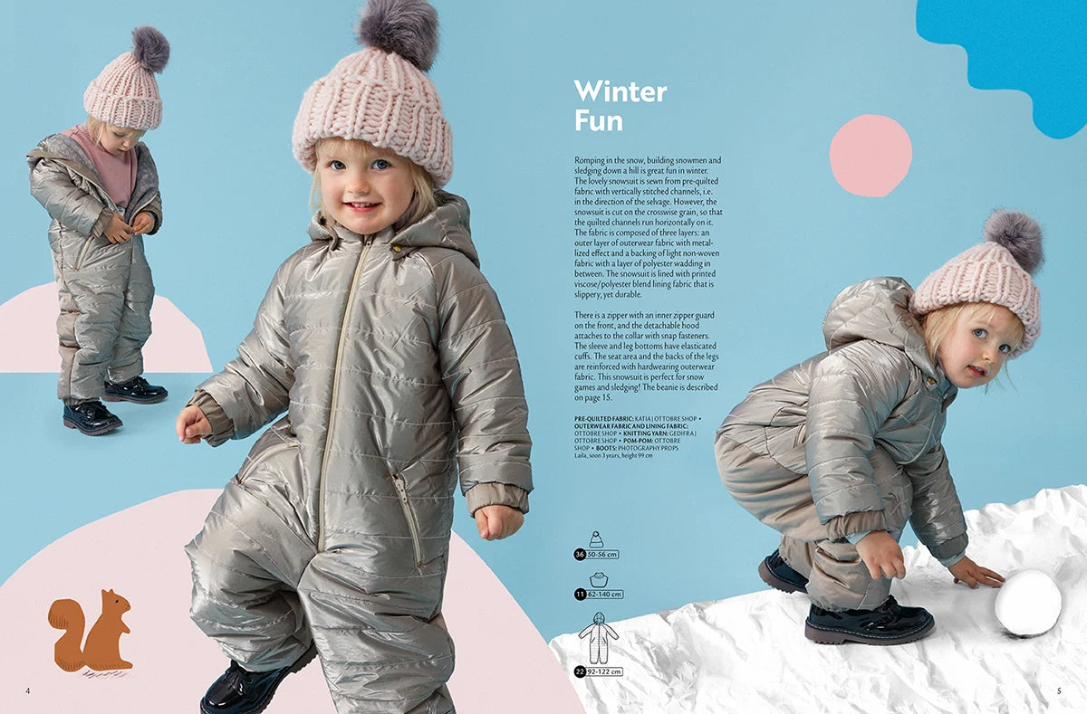 OTTOBRE design Kids Ziema– bērnu apģērbu piegrieztņu žurnāls angļu valodā