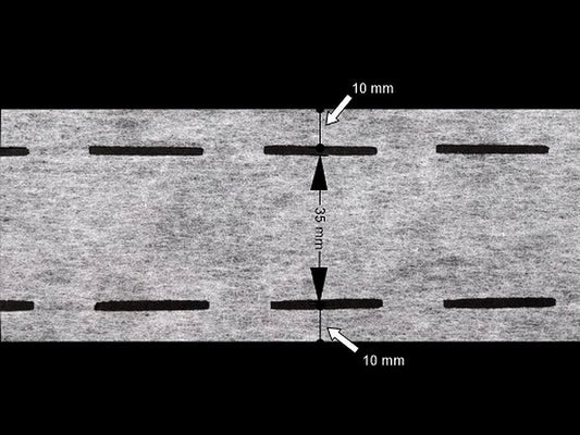 Lõuendlint, vildist alus| 55 mm|valge või must
