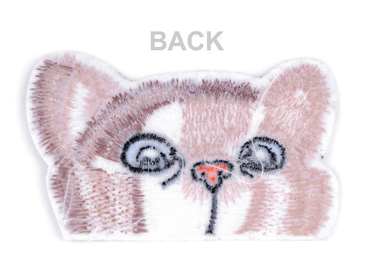 Iron-on patch cat | 55 x 90 mm