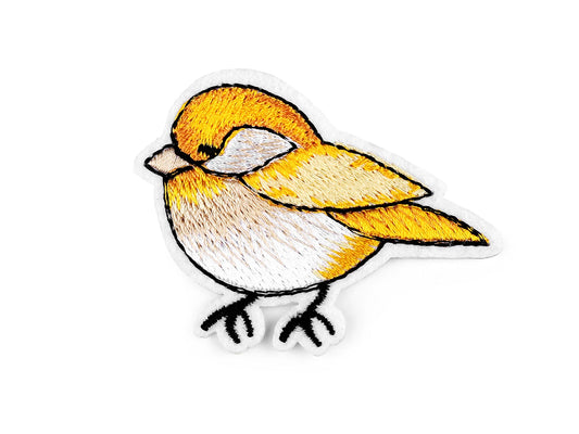 Iron-on patch birds | 4,5 x 6 cm | assorted tones