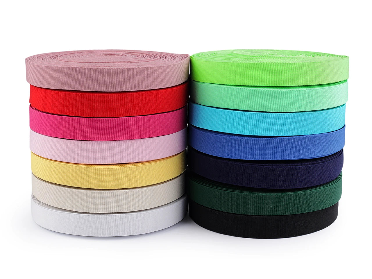 Soft elastic 25 mm | Stretch elastic for garment sewing - light beige (2 m pack)