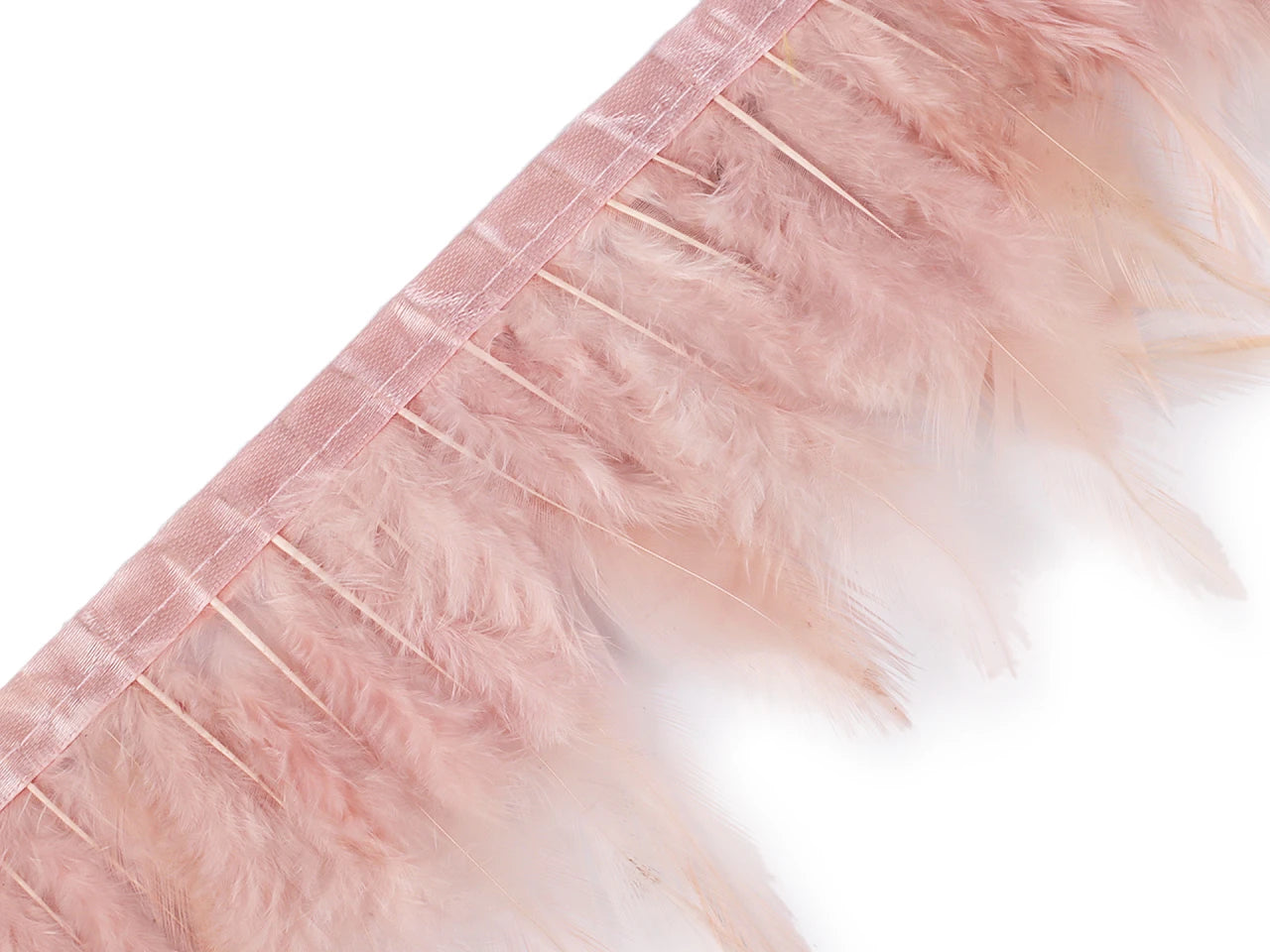 Värviline lint (kukko) 10-12 cm lai - pulberroosa