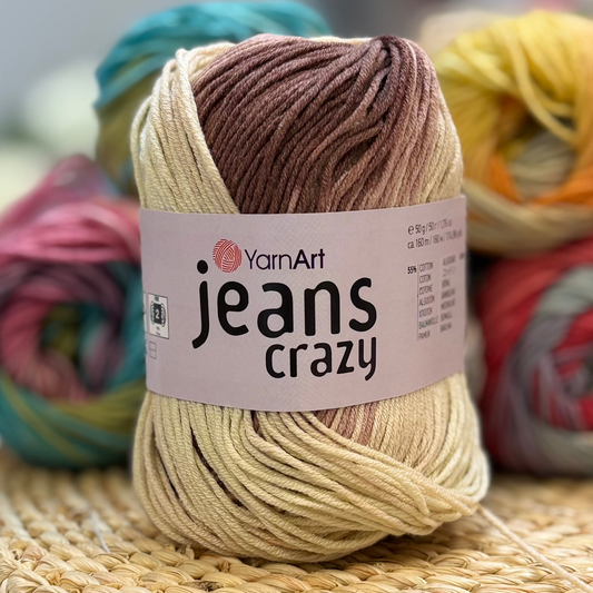 Dzijas YarnArt Jeans Crazy - 50g / 160m