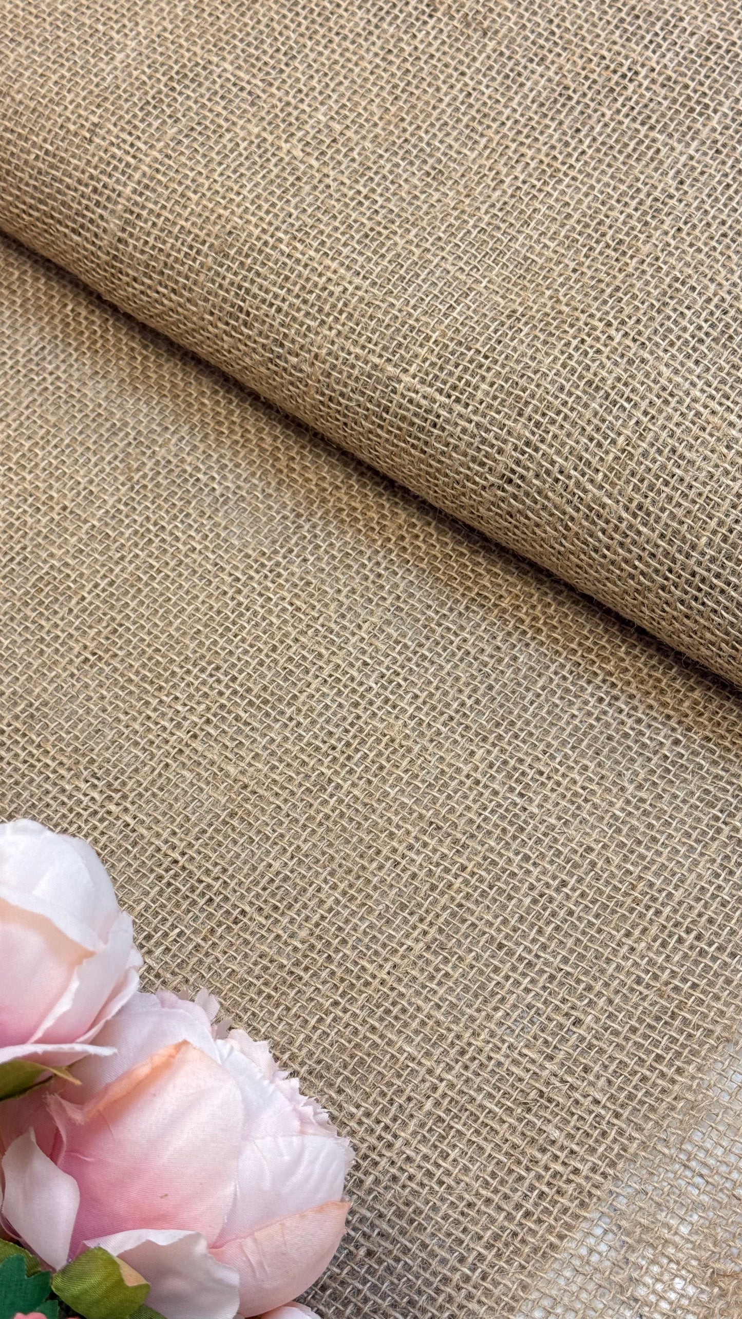 Jute fabric - unbleached natural 230 g/m²