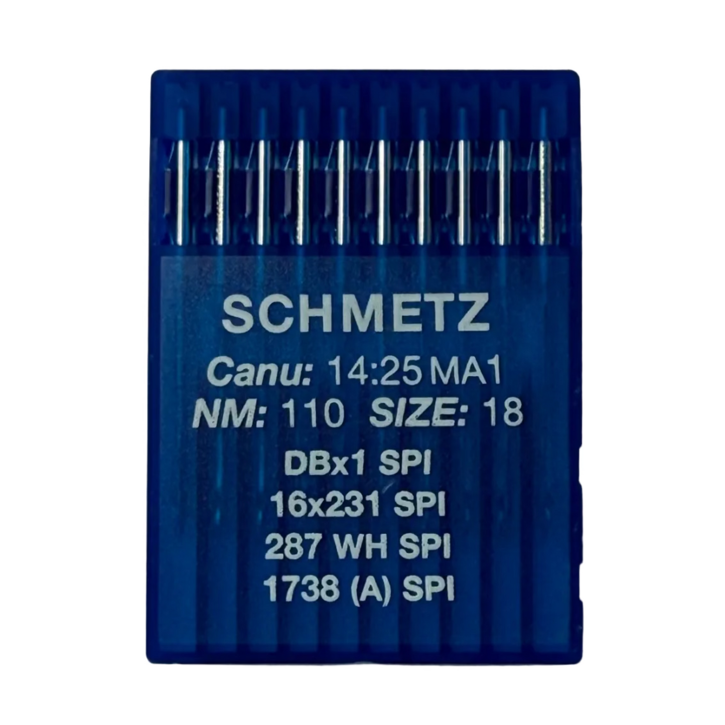 Industrielle Nähmaschinennadeln SCHMETZ DBx1 (1738) SPI für dichte und dünne Stoffe - 10 Stk.