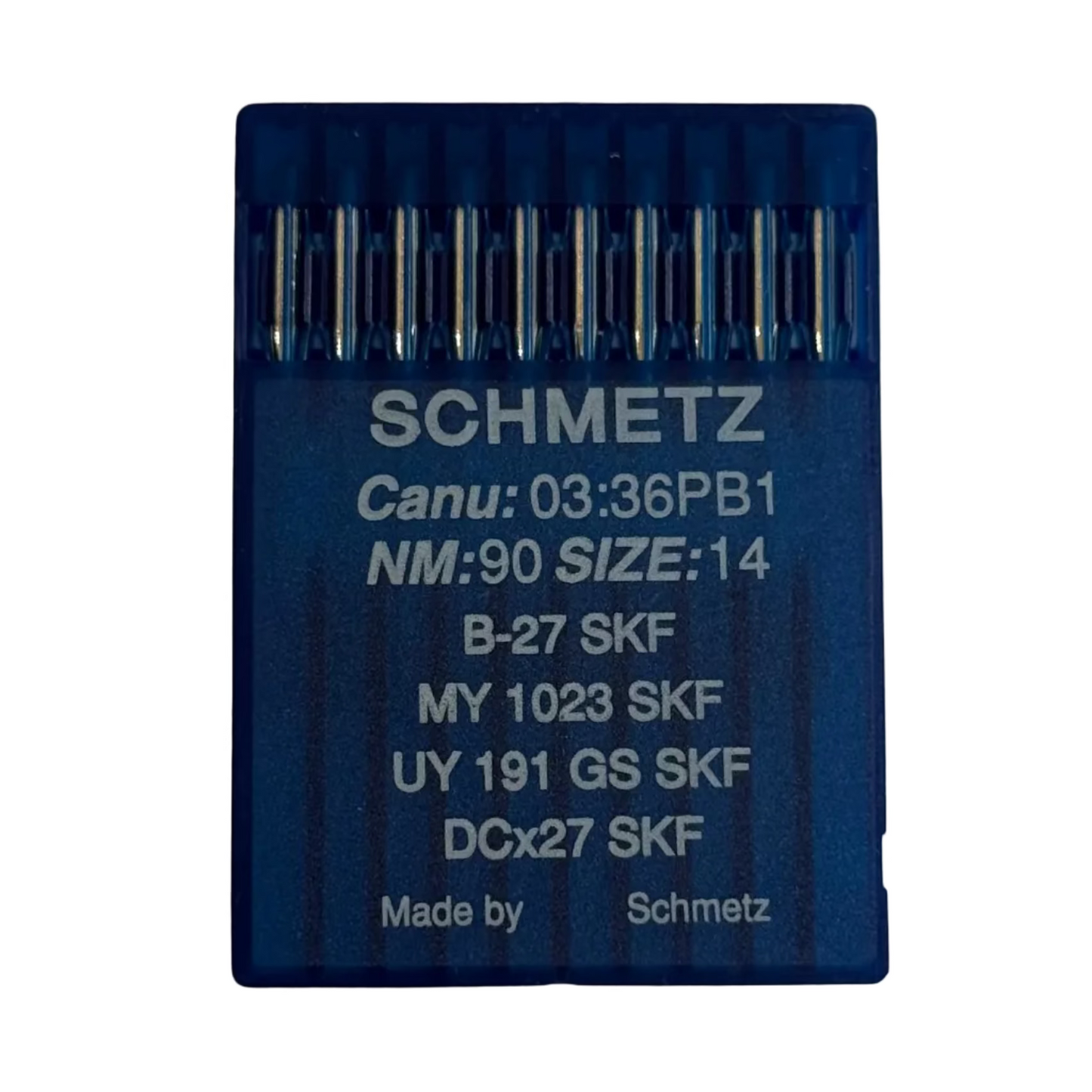 Industrial Overlock Needles SCHMETZ DCx27 (B-27) SKF for Very Coarse Knitwear - 10 pcs