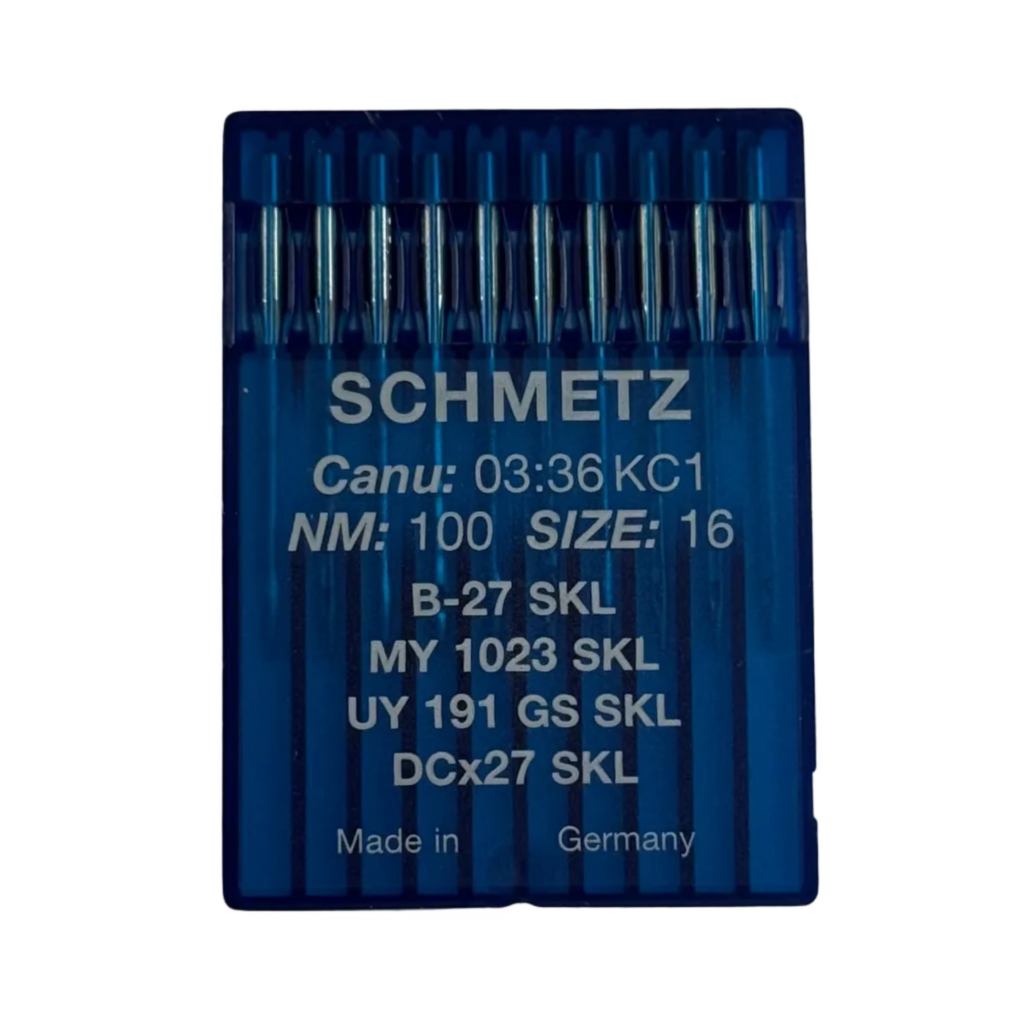 SCHMETZ Industrial Overlock Needles DCx27 (B-27) SKL for Very Coarse Knitwear - 10 pcs.