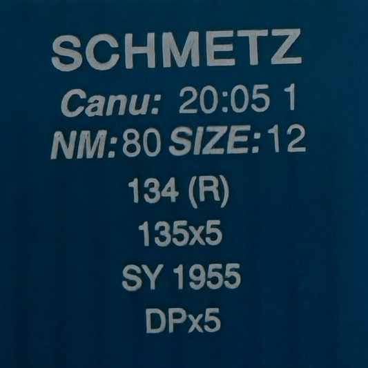 Attēls ar Adatas rūpnieciskajām šujmašīnām SCHMETZ DPx5 - universālās (10gab.) – pieejams Šarlotes audumi