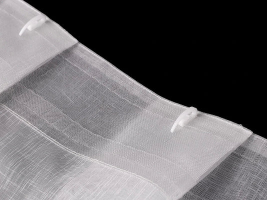 Pilt 10 × 28 mm kardinakonksudest, 100 gab. – saadaval Šarlotes audumid