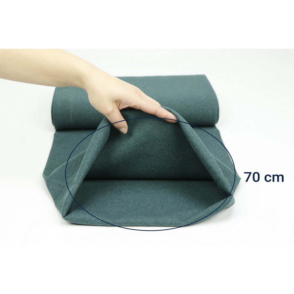 Auduma apdares mala | manžete - sinepju 270 g/m²