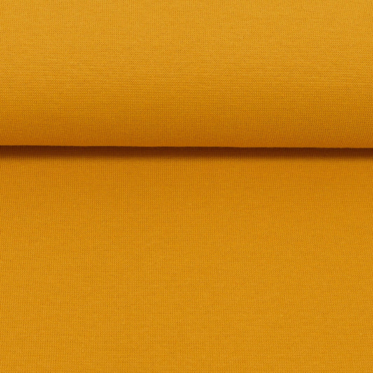 Auduma apdares mala | manžete - tumši dzeltena 240 g/m²