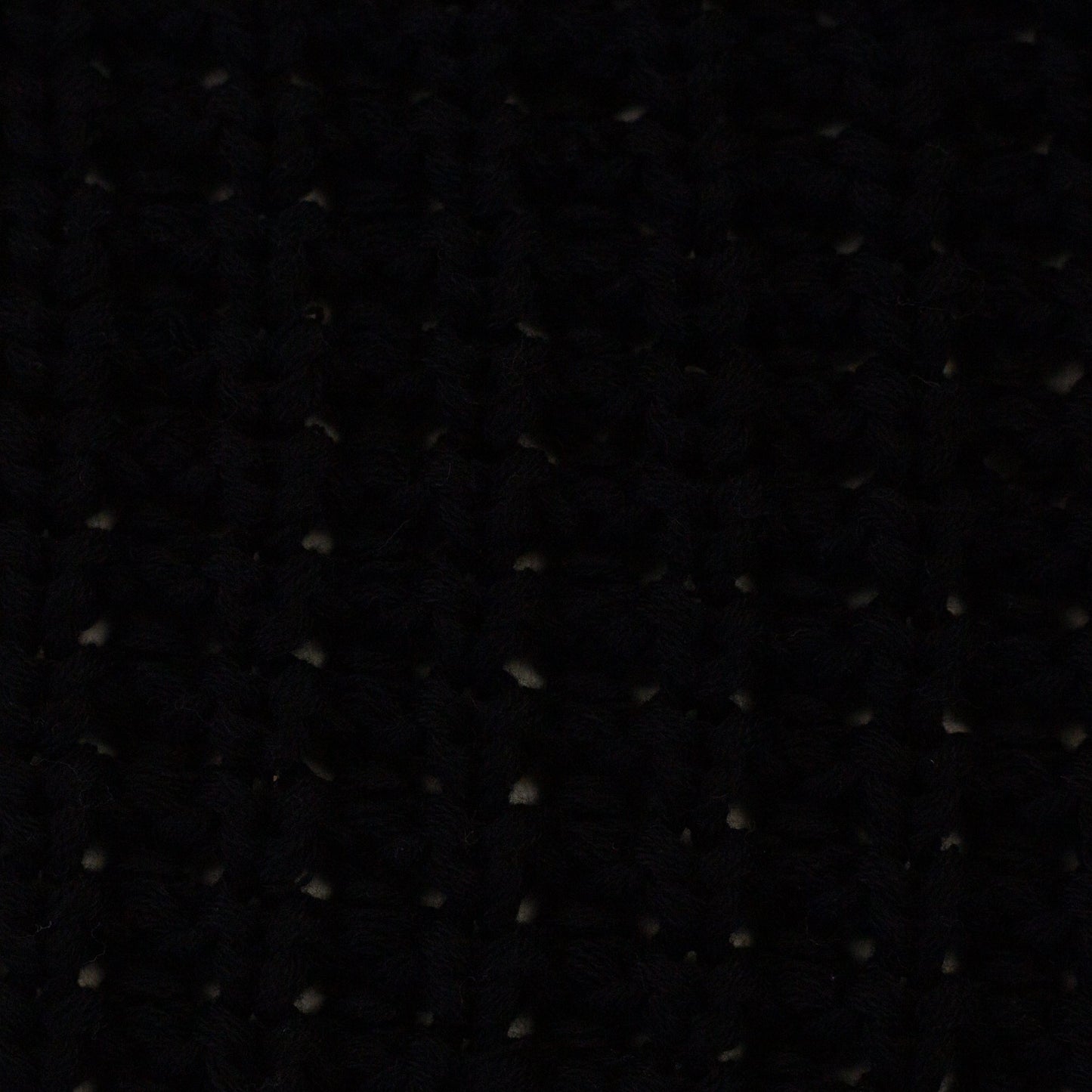 Attēls ar Biezs 100 % kokvilnas adījums - melns 615 g/m² – pieejams Šarlotes audumi