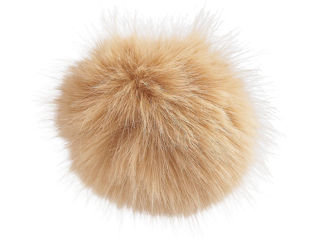 Attēls ar Bumbulis cepurēm ar cilpu Ø11 cm - gaiši brūns – pieejams Šarlotes audumi