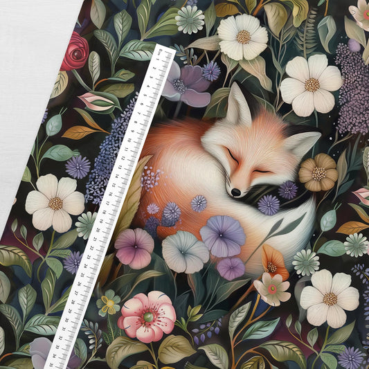 Attēls ar Cilpiņtrikotāžas panelis 40x50 cm - noslēpumainās pļavas kūmiņš 250 g/m² – pieejams Šarlotes audumi