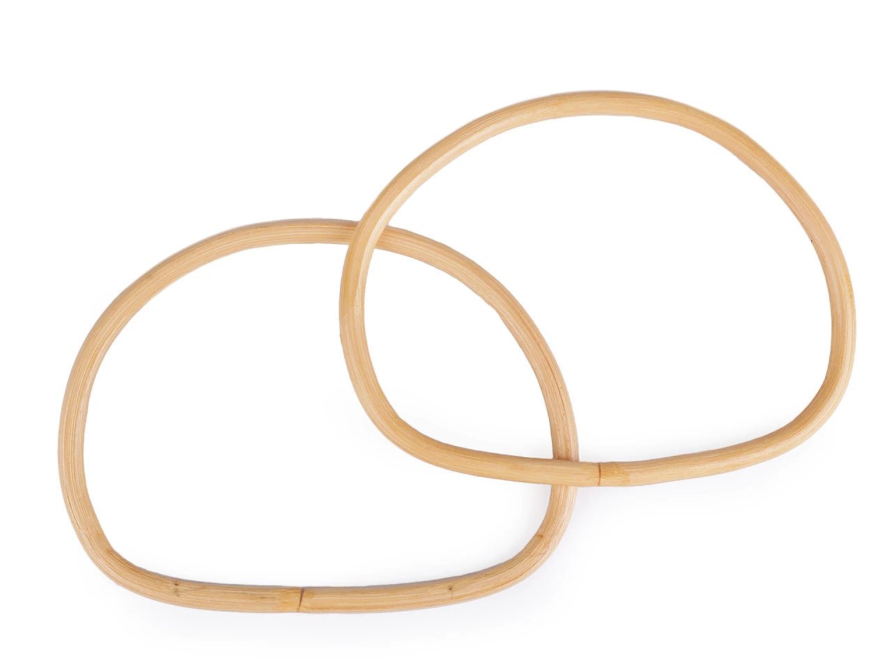 Dabīga bambusa somas rokturis | 14 × 17,5 cm| 2 gb