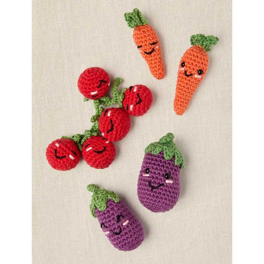 Attēls ar DMC Amigurumi komplekts "Veggie" – Dārzeņu kolekcija – pieejams Šarlotes audumi