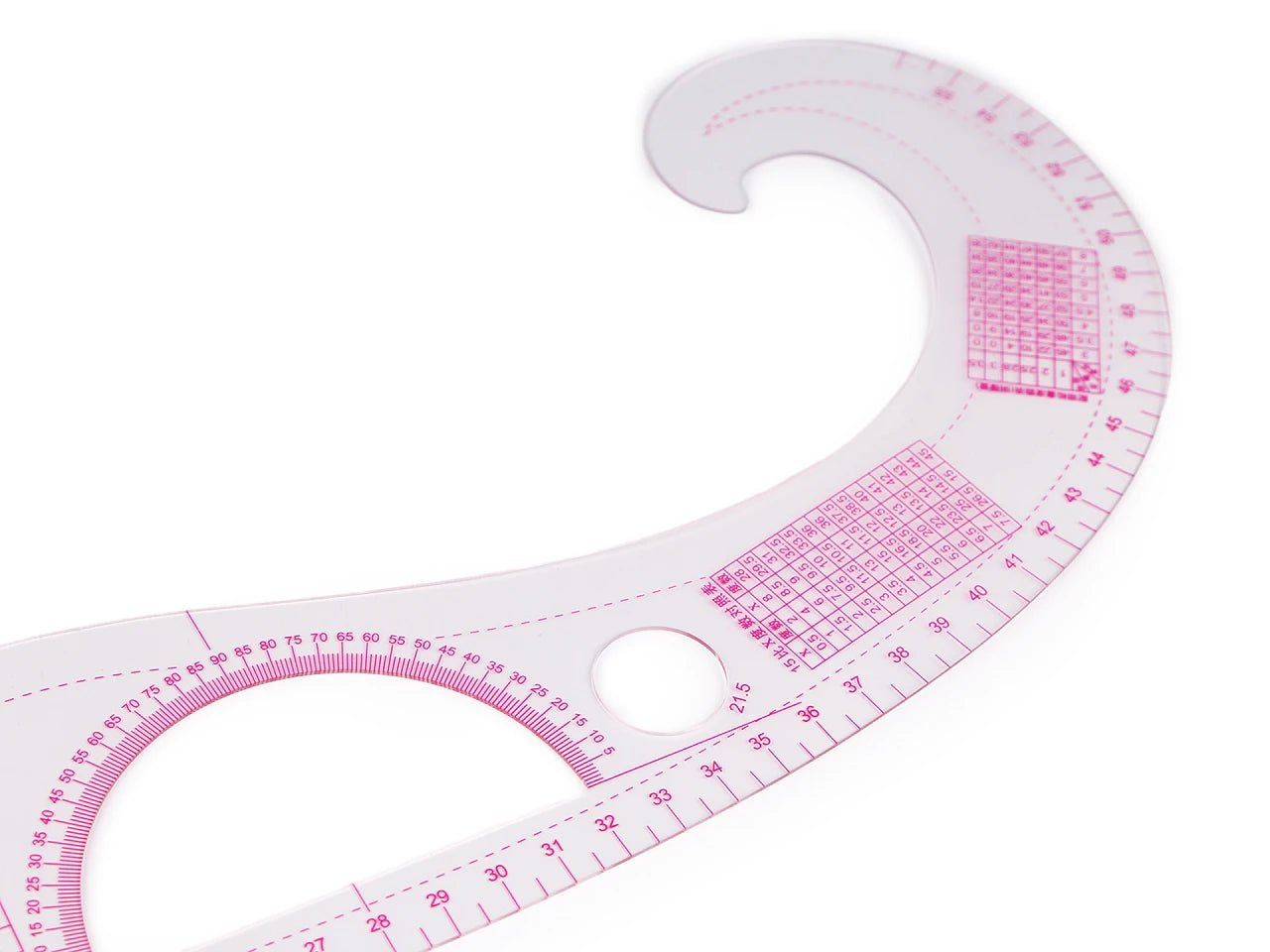 Drēbnieku lineāls | lekāls ar izliekumu