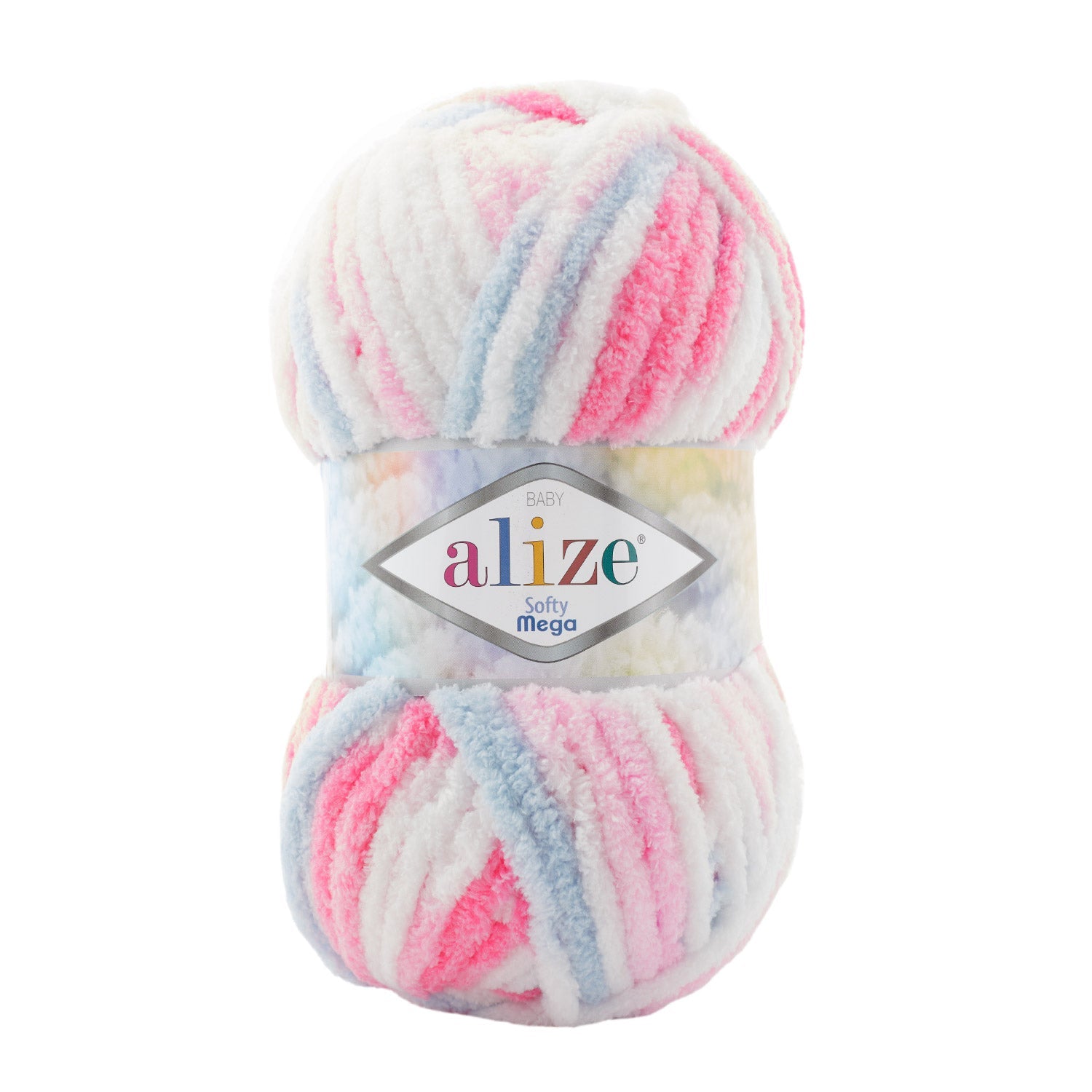 Dzija Alize Softy Mega dzija | 100% mikropoliesters | 100 g – 70 m