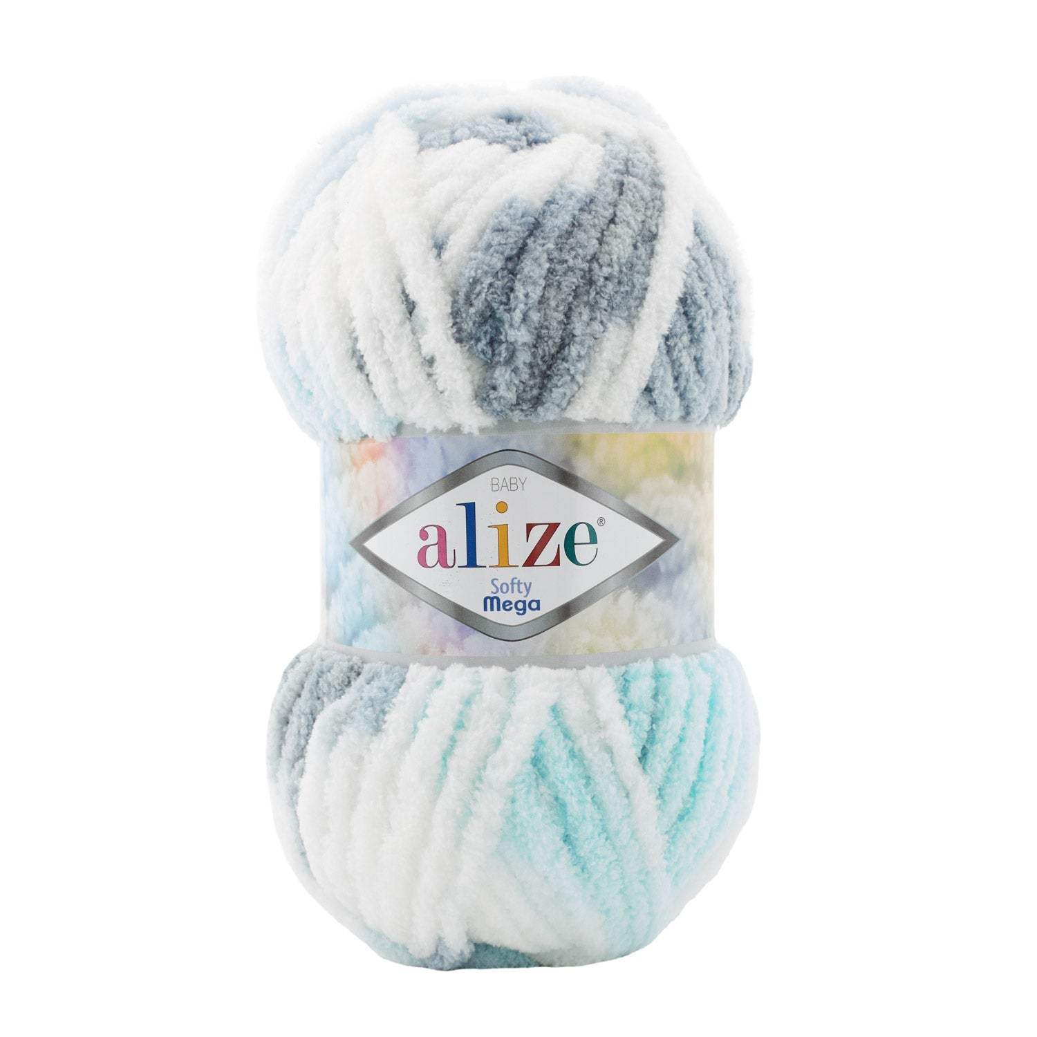 Dzija Alize Softy Mega dzija | 100% mikropoliesters | 100 g – 70 m