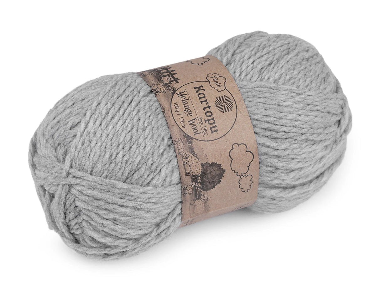 Pilt lõngast villaga KARTOPU MELANGE WOOL 100 g / 170 m – saadaval veebis Šarlote kangad