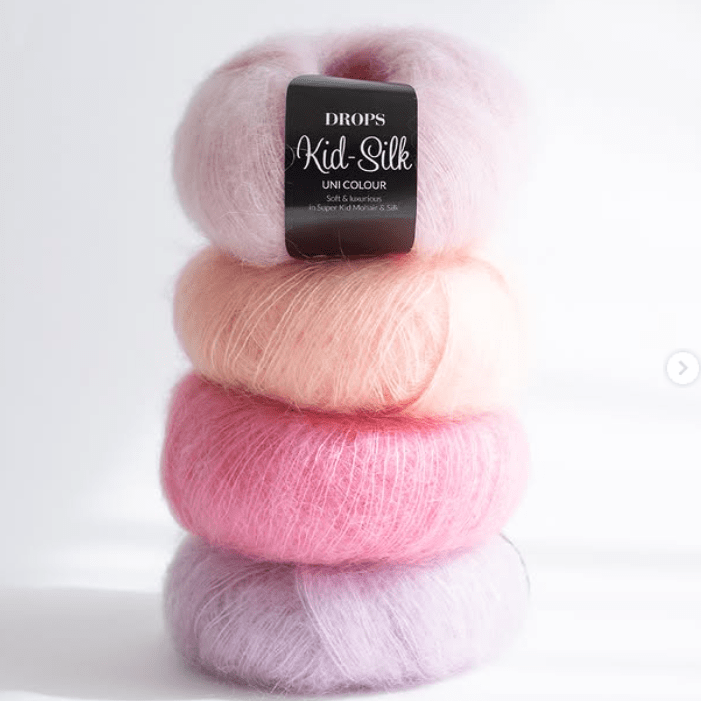 Dzijas DROPS Kid - Silk - 25g / 210 m