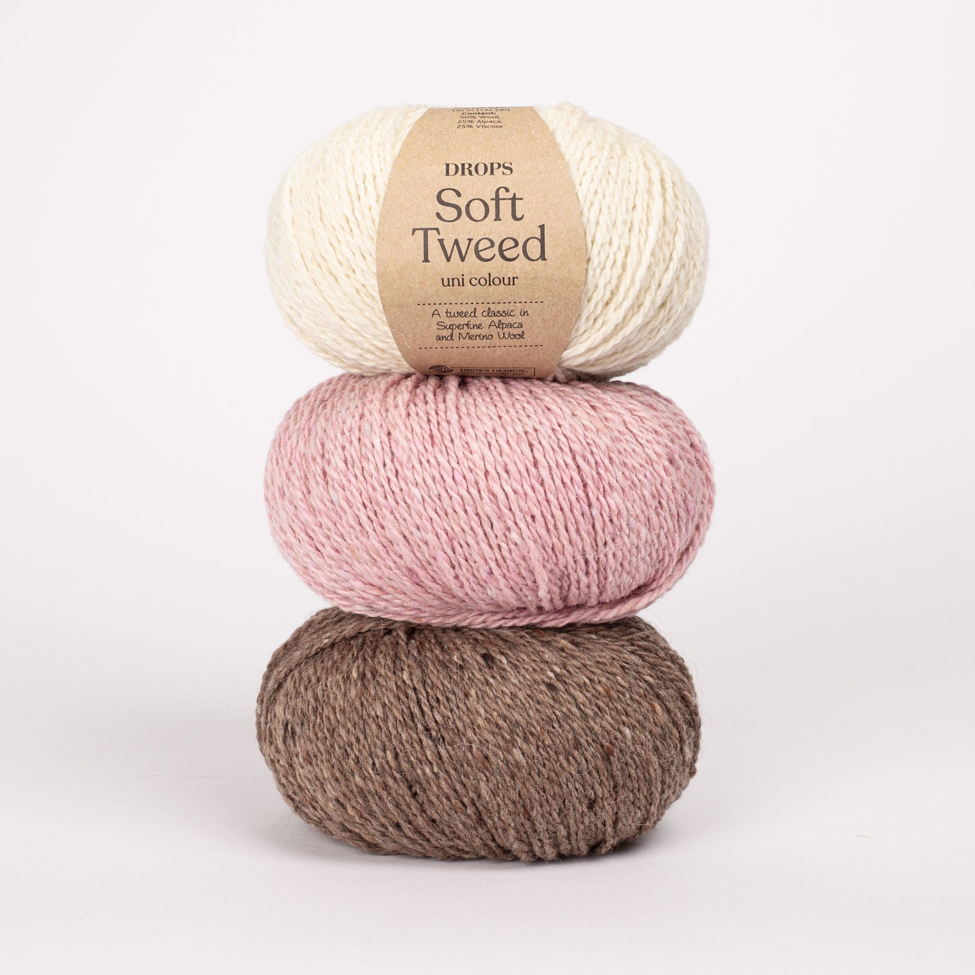 Dzijas DROPS Soft Tweed - 50 g / 130 m