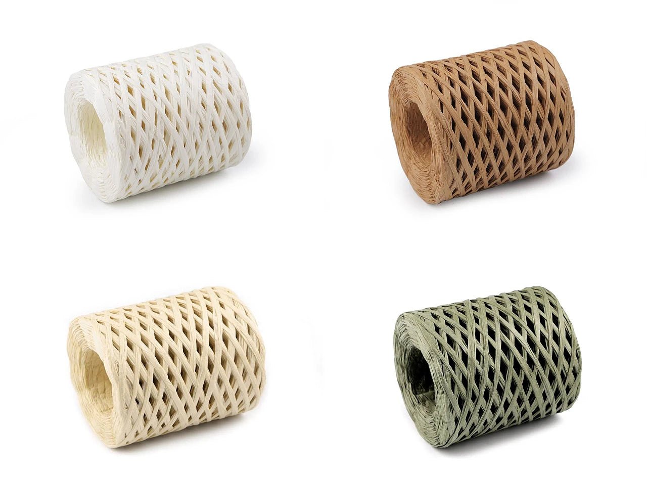 Dzijas Rafija| papīra strēmeles adīšanai un tamborēšanai - 200m