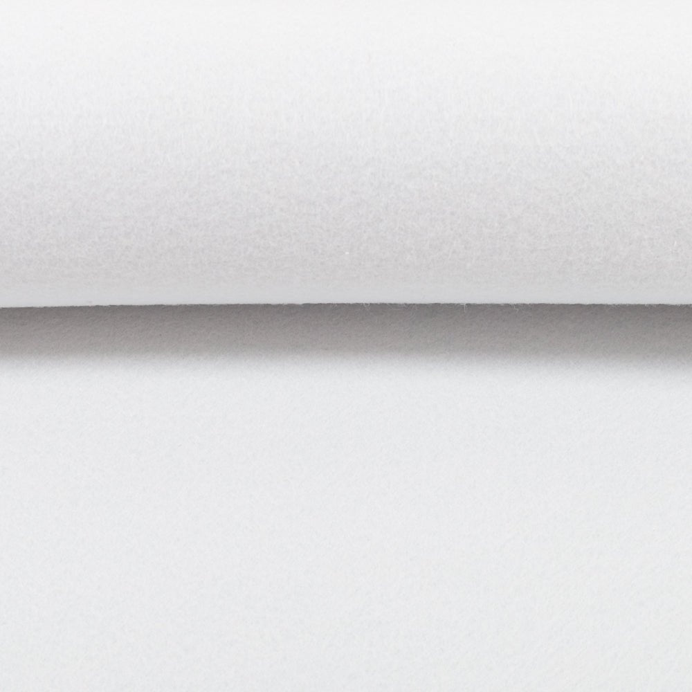 Filca audums ruļļos, 3 mm - gaiši, gaiši pelēks 650 g/m²