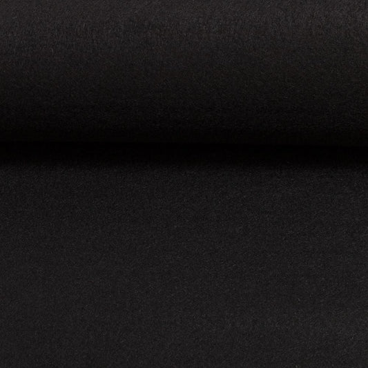 Filca audums ruļļos, 3 mm - melns 550 g/m²