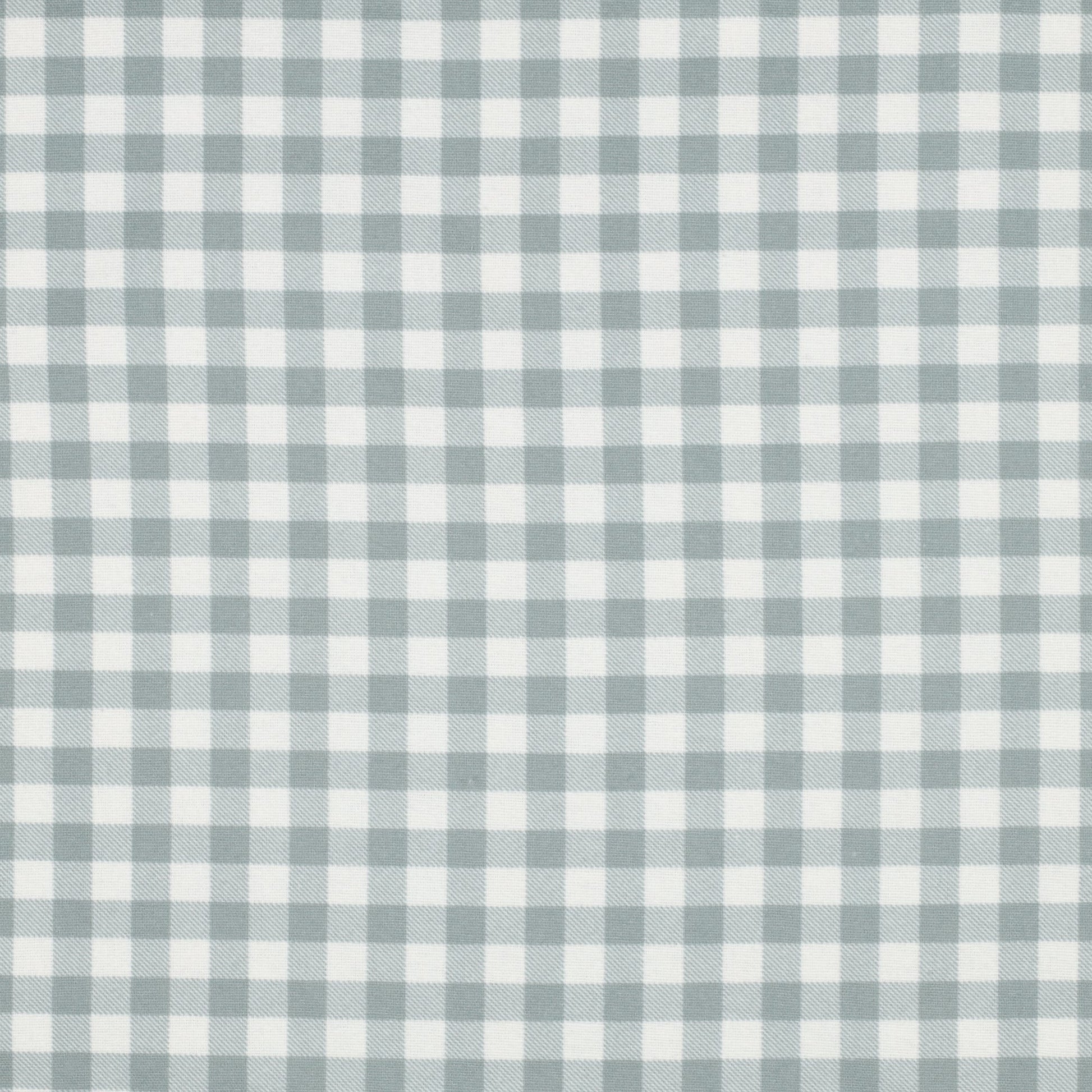 Flanelis - pelēkzaļas rūtis 165 g/m²
