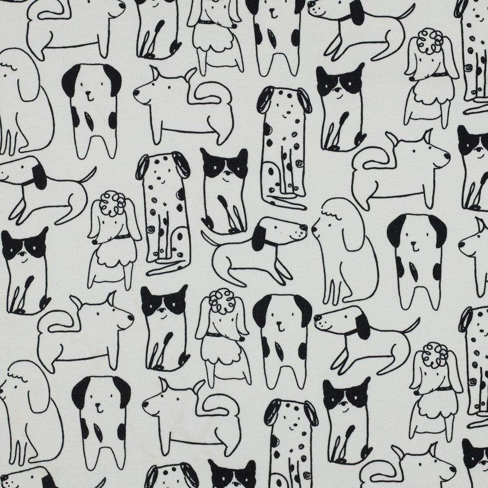 Attēls ar Flanelis - suņi 165 g/m² – pieejams Šarlotes audumi