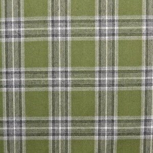 Attēls ar Flanelis - sūnu zaļš rūtains 180 g/m² – pieejams Šarlotes audumi