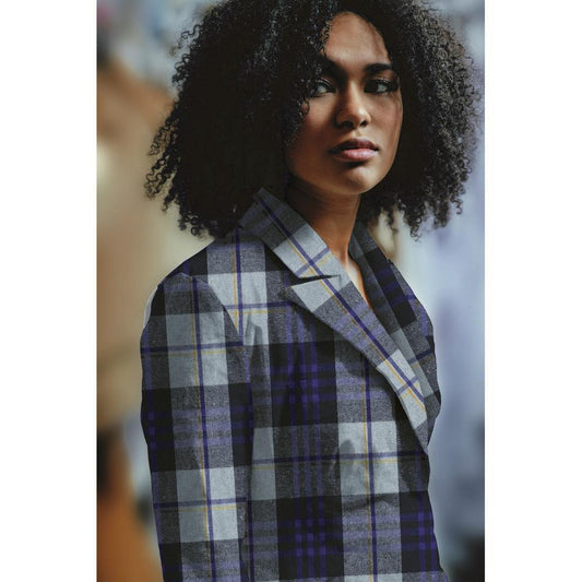 Flanelis - zils un pelēks rūtains 150 g/m²